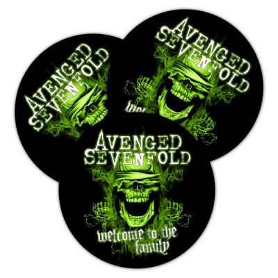 Набор костеров - Avenged Sevenfold (3 шт.)