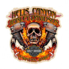 Наклейка Hells Canyon Harley Davidson