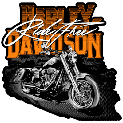 Наклейка Harley Davidson Motorcycle