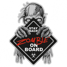 Наклейка Zombie On Board