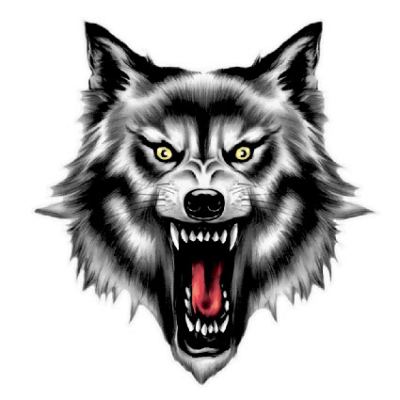 Наклейка Wolf (Волк)