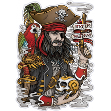 Наклейка Pirate (Пират)