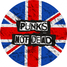 Наклейка Punks Not Dead