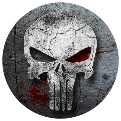 Наклейка Skull Of The Punisher (Череп карателя)